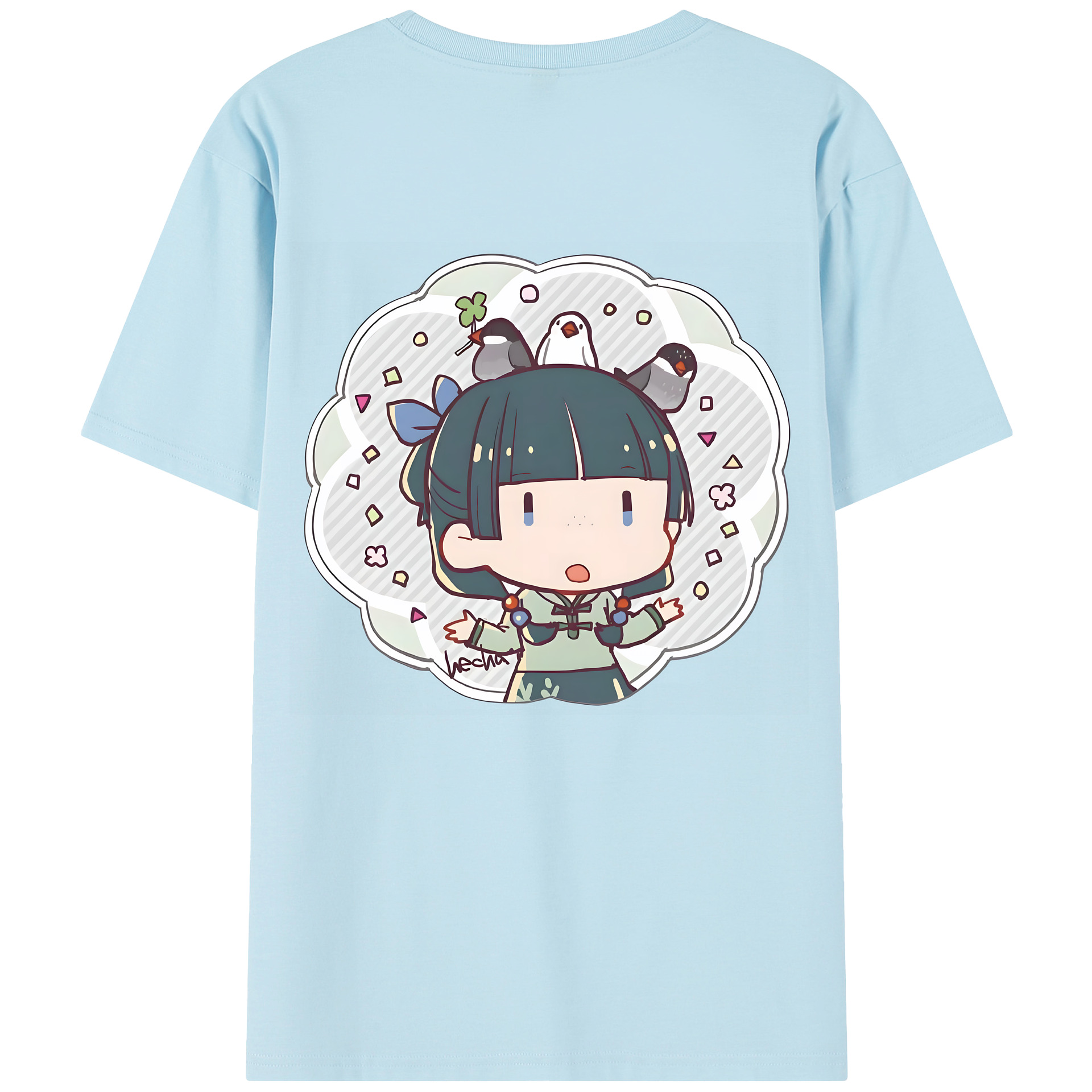 （画像用） 薬屋のひとりごと The Apothecary Diaries 綿100％半袖Tシャツ（背面プリント）